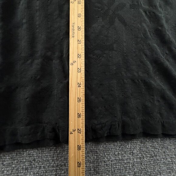 Tommy Bahama Short Sleeve Black Floral Large Silk Pocket Mens Button Up Shirt - Picture 4 of 13